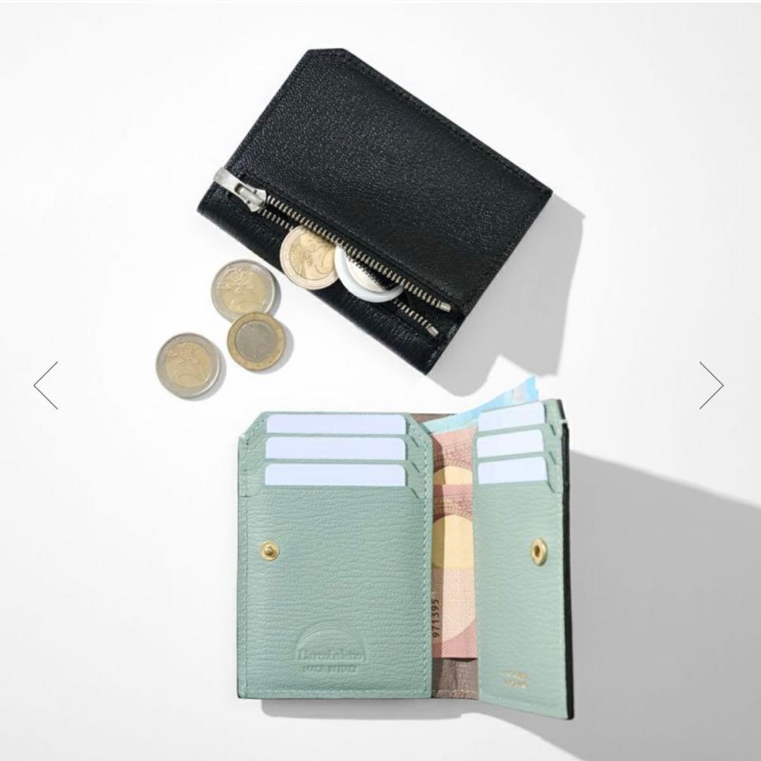 ラルコバレーノ スマートカードウォレット ブラック 二つ折り財布