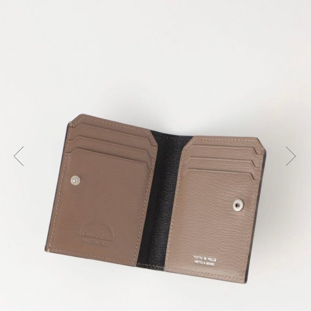 ラルコバレーノ スマートカードウォレット ブラック 二つ折り財布