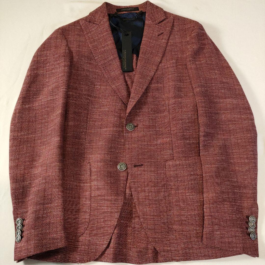 MESSAGERIE 新品未使用　ボルドー　ワイン　ジャケット　ブレザー　シャツ