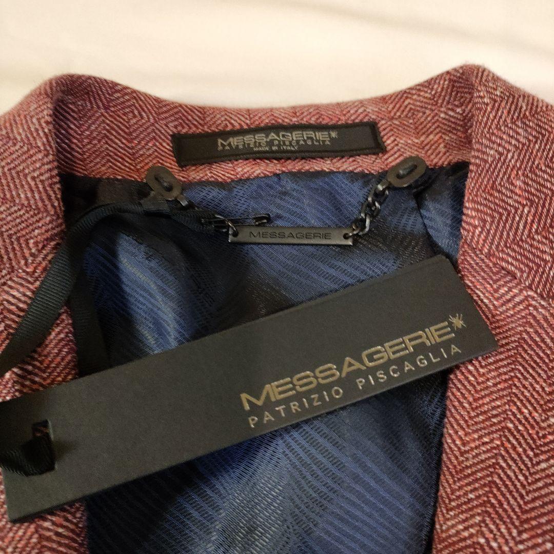MESSAGERIE 新品未使用　ボルドー　ワイン　ジャケット　ブレザー　シャツ