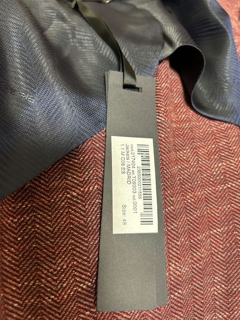 MESSAGERIE 新品未使用　ボルドー　ワイン　ジャケット　ブレザー　シャツ