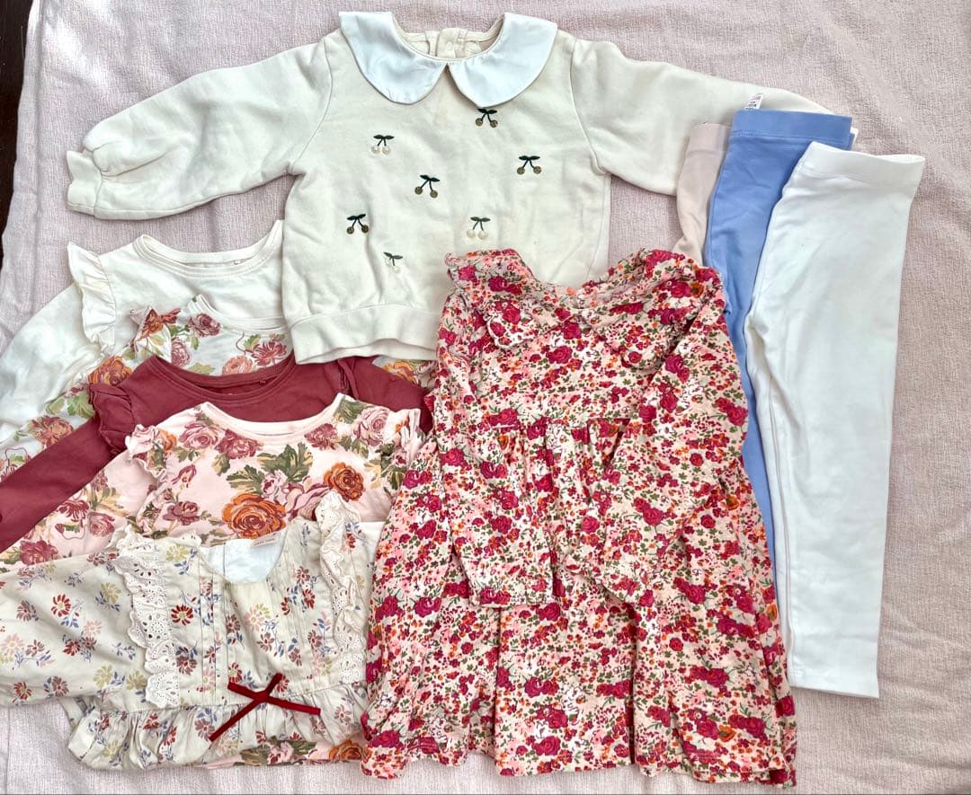 Next・petit main 100cm 女の子服まとめ売り 10点