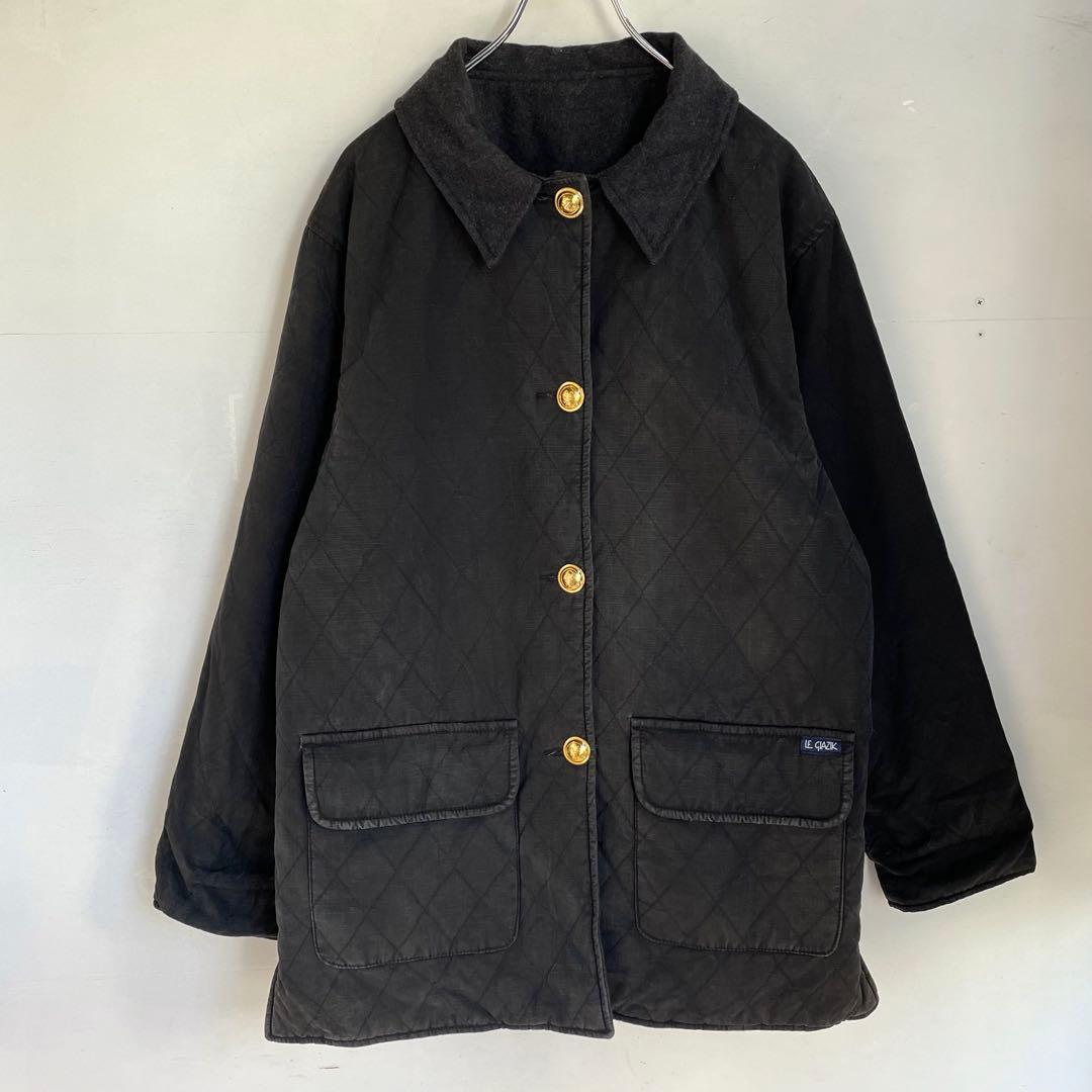 LEGLAZIK リバーシブルジャケット ウールジャケット フレンチ ユーロ 黒