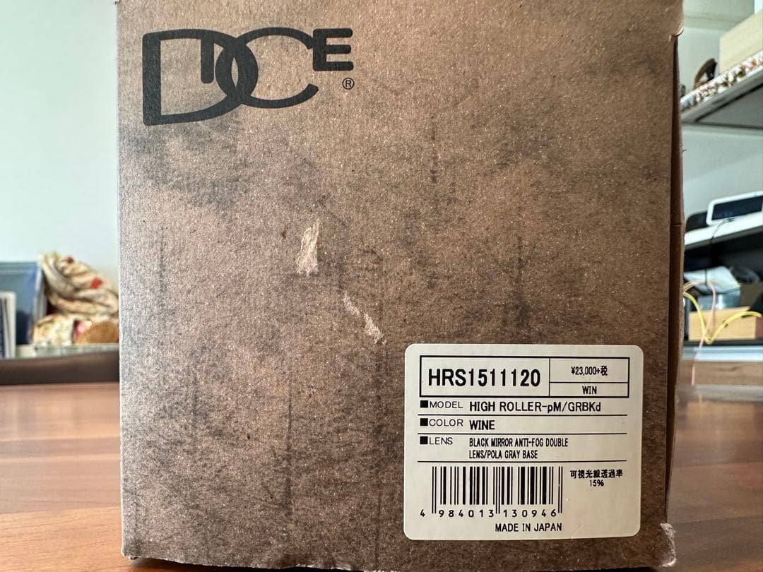 【試着のみ・タグ付き】DICE HIGH ROLLER ゴーグル 偏光レンズ