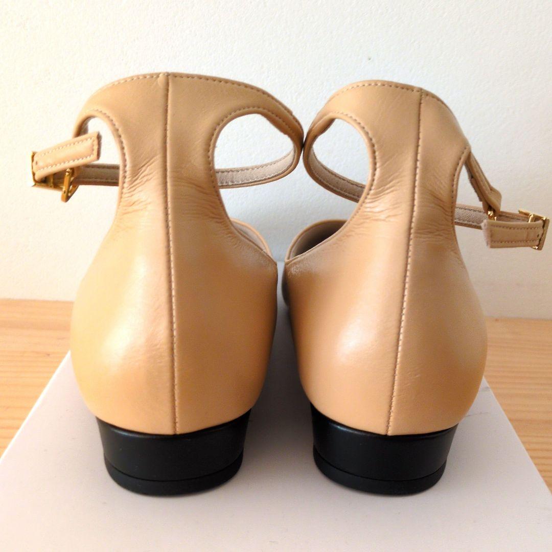 ルタロン　辻直子 バイカラーアンクルフラット　25cm　24.5