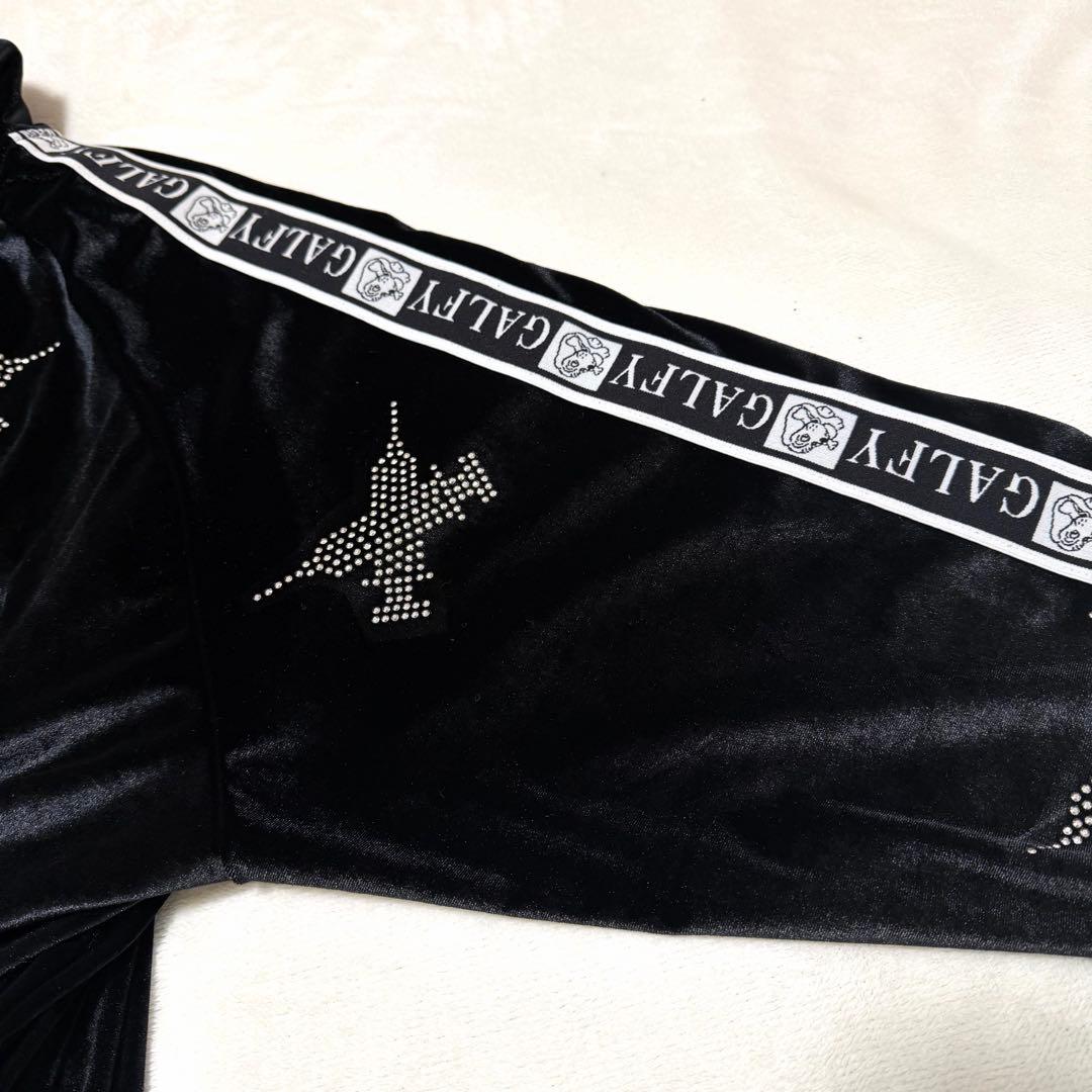 GALFY ガルフィー ピカピカ注射器 黒 ベロアジャージ 上セットアップ