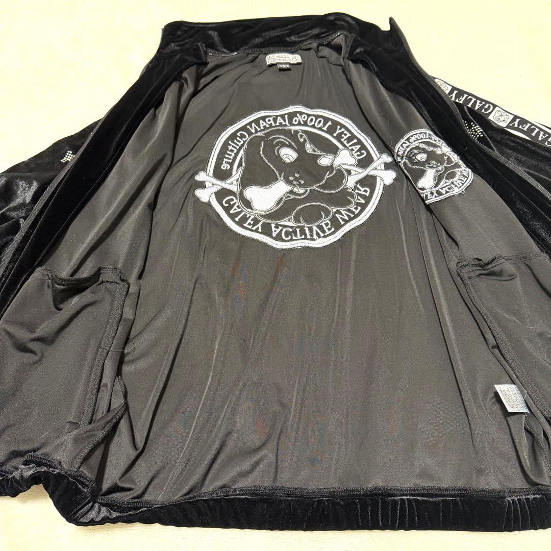 GALFY ガルフィー ピカピカ注射器 黒 ベロアジャージ 上セットアップ