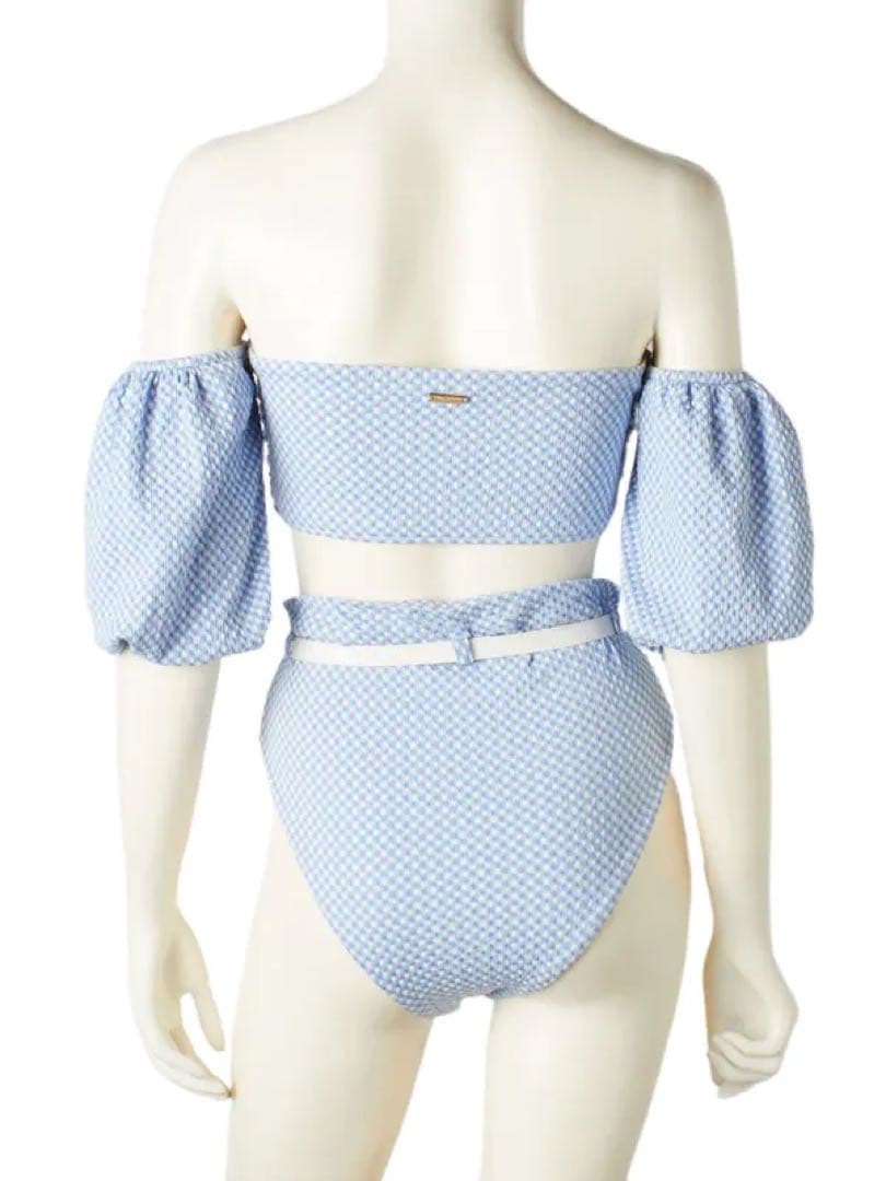 eimyistoire ギンガムチェック オフショルダー スイムウェア