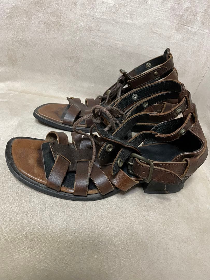 アルフレッドバニスターレザーサンダルグラディエーター メンズ14th kmrii