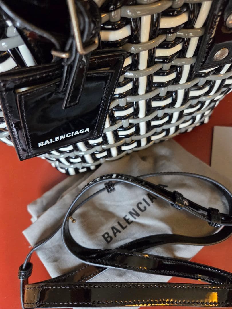 お取り置き　バレンシアガ　美品　ビストロ　バッグ　カゴバッグ　XS　2way