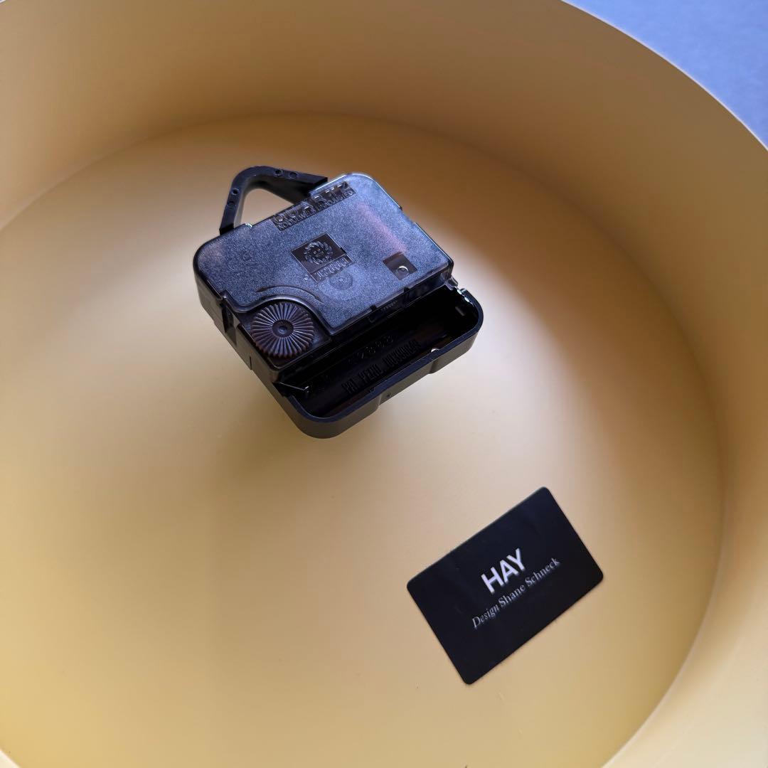 【専用】HAY アナログ掛け時計　Shane Schneck 北欧　イエロー