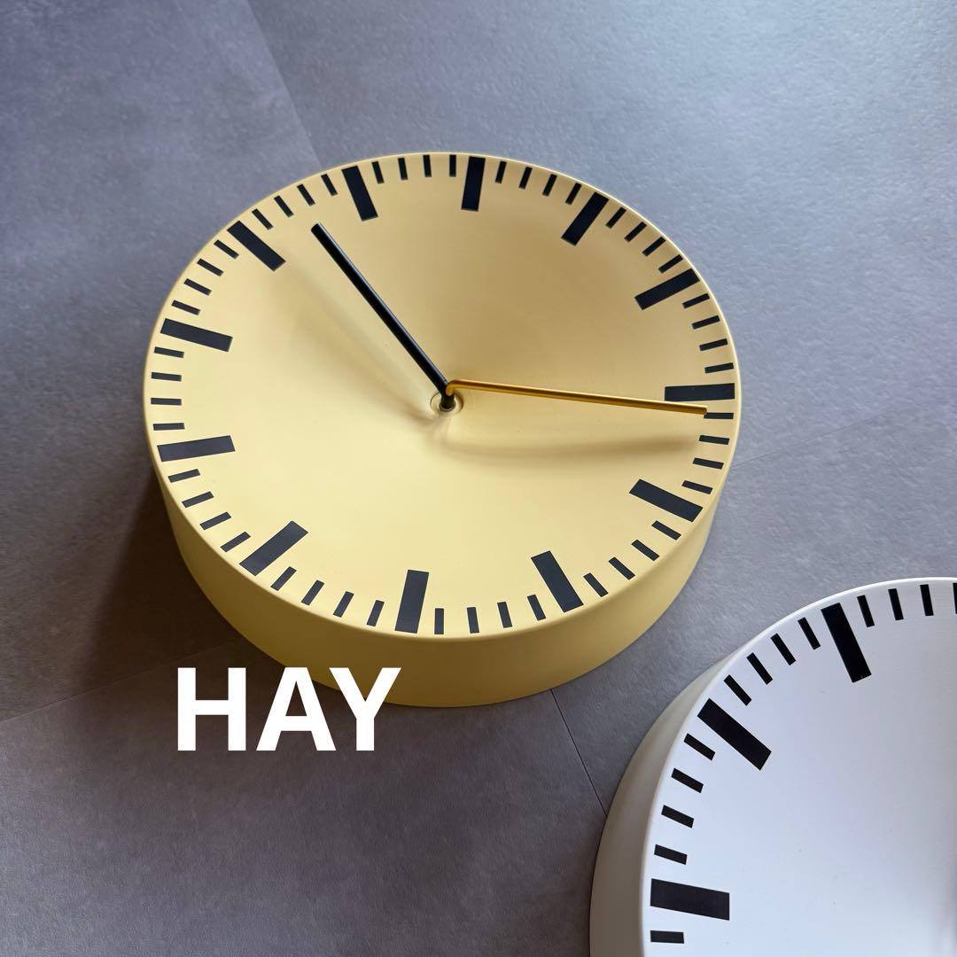 【専用】HAY アナログ掛け時計　Shane Schneck 北欧　イエロー