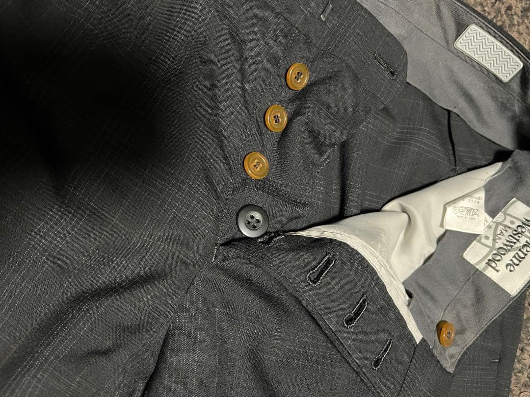 ヴィヴィアンウエストウッドマン　セットアップ　チェック柄