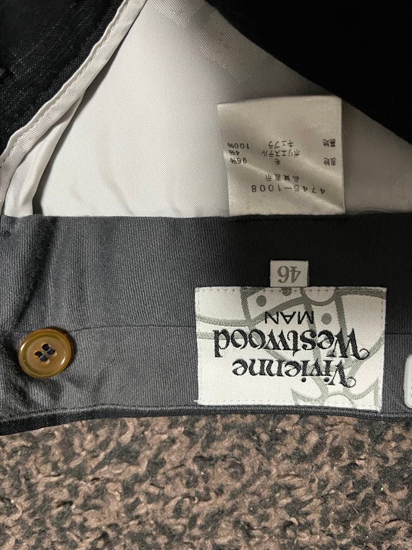 ヴィヴィアンウエストウッドマン　セットアップ　チェック柄