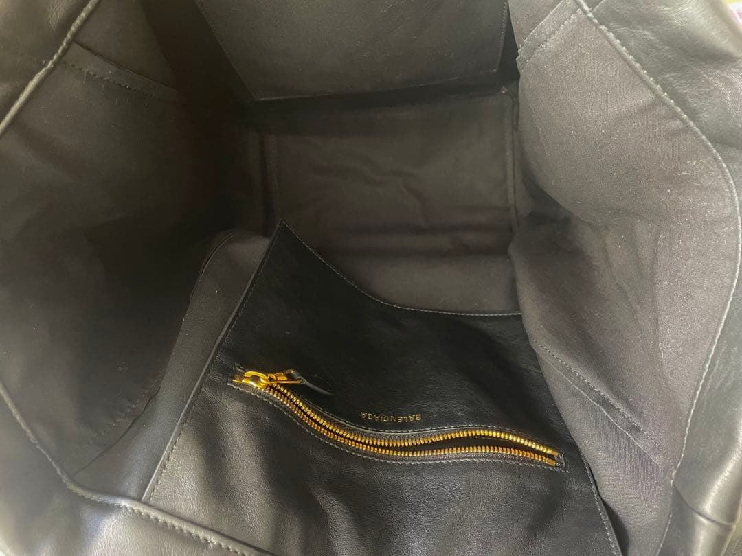 BALENCIAGA フリンジ レザー ランドリーカバ トートバッグ