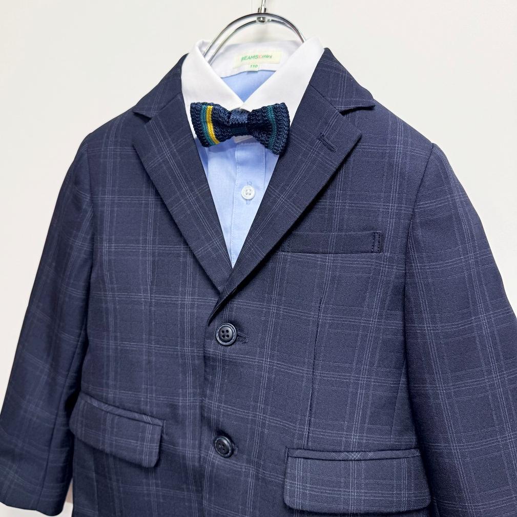 ビームス ミニ スーツ 4点セット 男の子 110cm 紺 ネイビー 未使用品