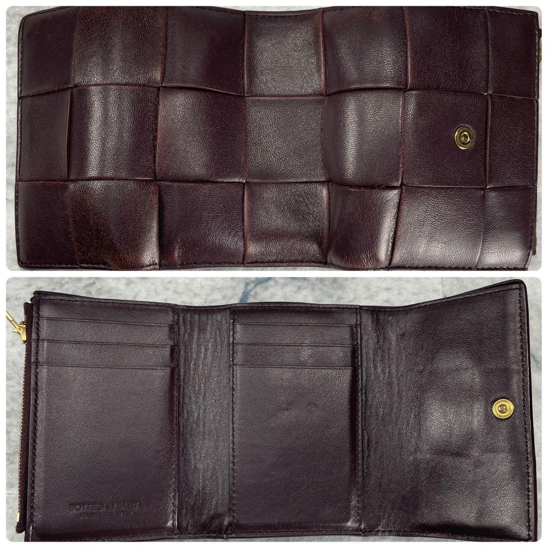 BOTTEGA VENETA マキシ イントレチャート三つ折り財布