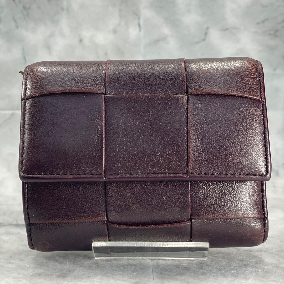 BOTTEGA VENETA マキシ イントレチャート三つ折り財布