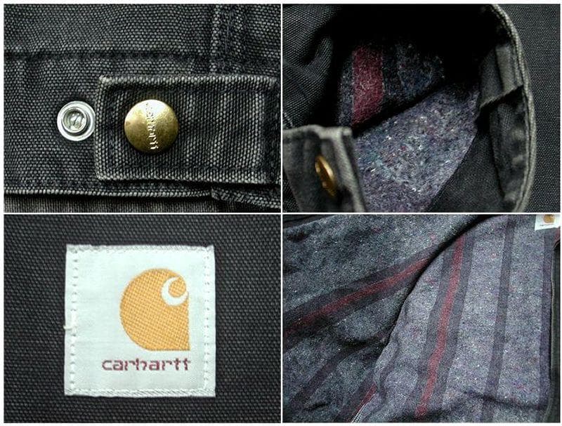 80'S　Carhartt　デトロイトジャケット　USA製　ブラックダック　Ｌ
