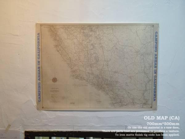 在庫わずか　貴重　アメリカ　マップ　地図　カリフォルニア　ポスター　包装紙