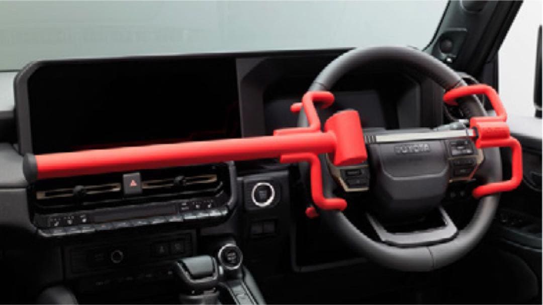 トヨタ純正　ハンドルロック　ステアリングロック