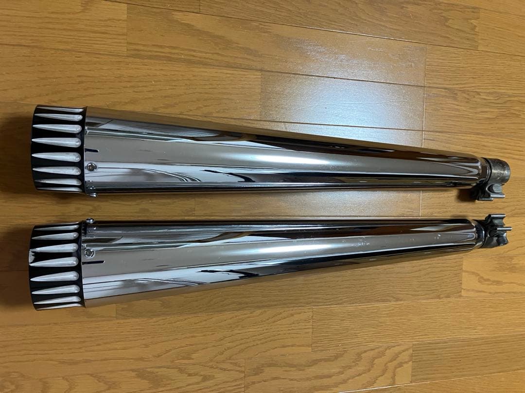 ハーレー マフラー CFR 4.5インチ スリップオンマフラー クローム