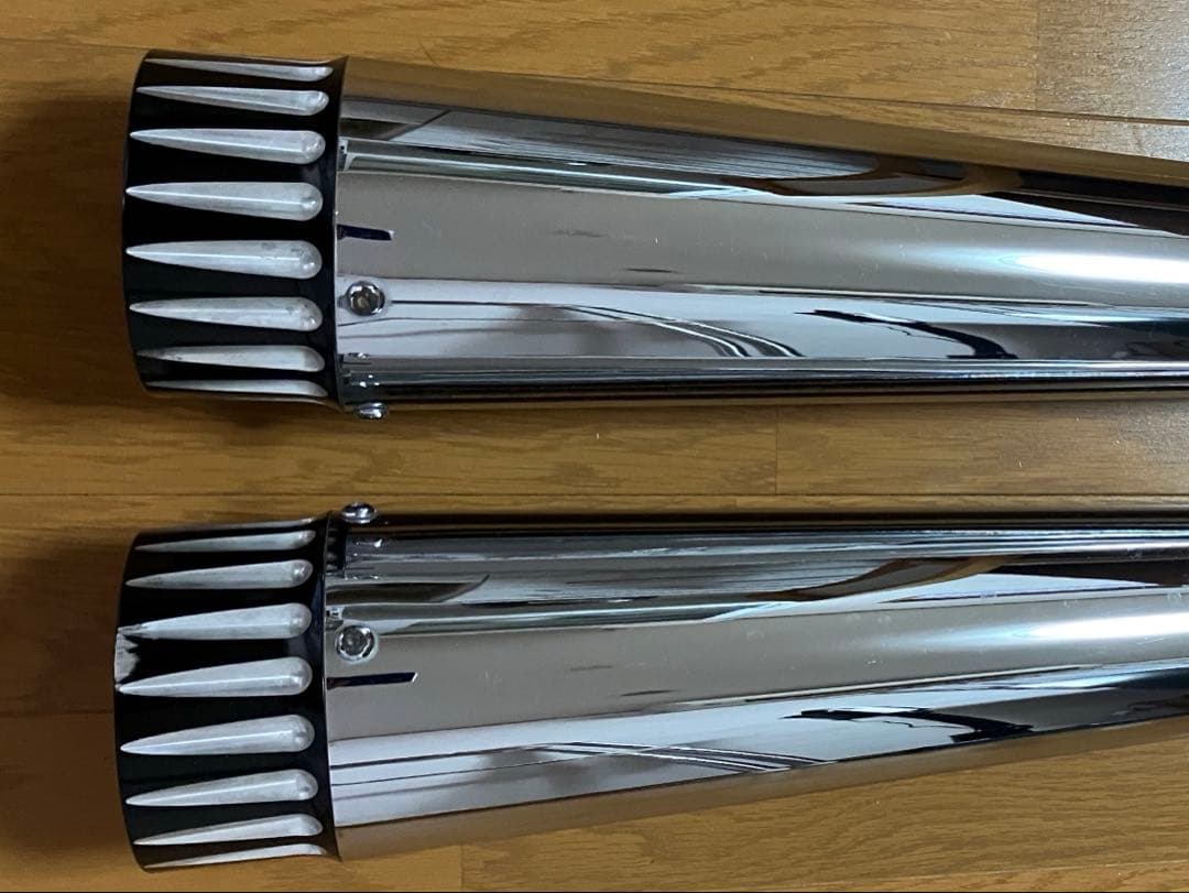 ハーレー マフラー CFR 4.5インチ スリップオンマフラー クローム