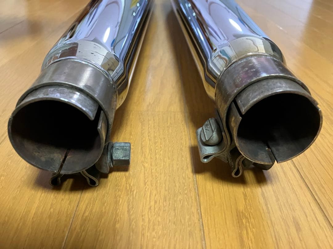 ハーレー マフラー CFR 4.5インチ スリップオンマフラー クローム