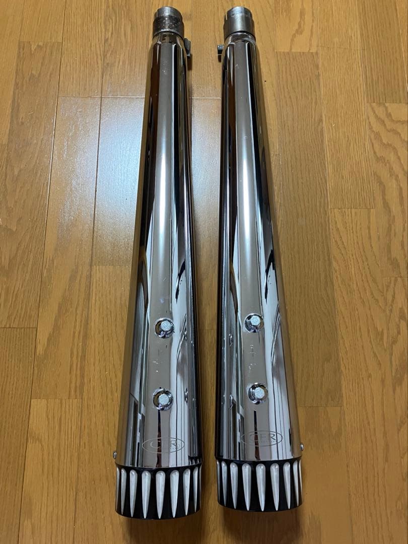 ハーレー マフラー CFR 4.5インチ スリップオンマフラー クローム