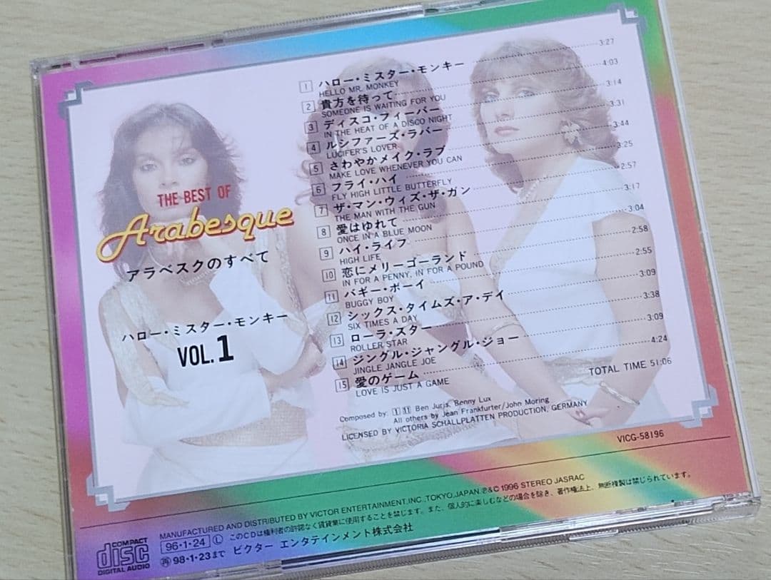 アラベスク 5枚組CD−BOX 『アラベスクのすべて』