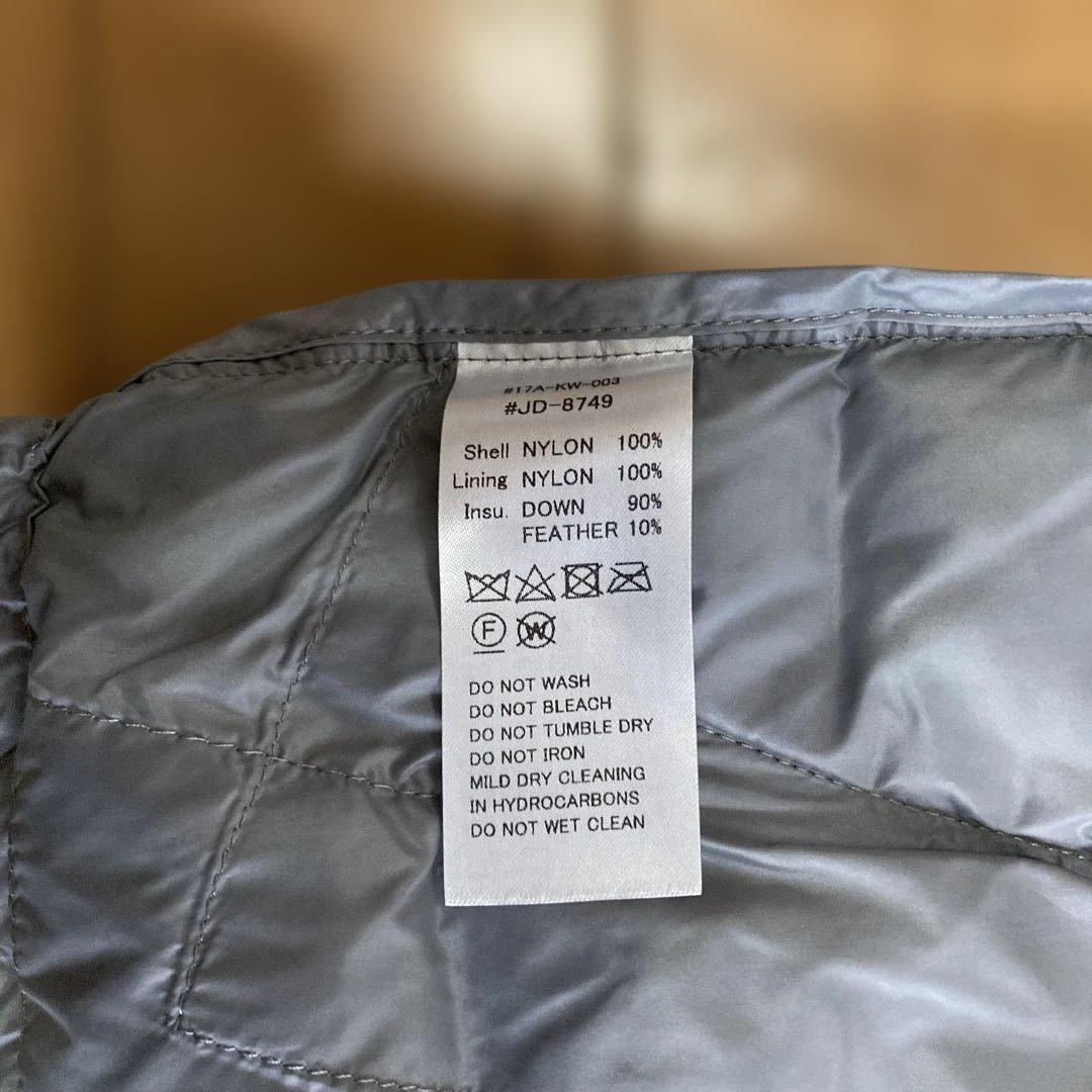 超美品【DANTON/ダントン】ライトダウンベスト36size ベージュ