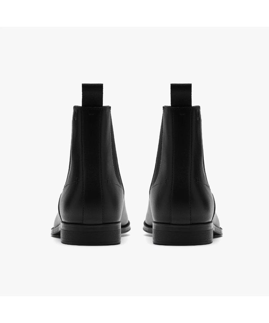 【バード】ブラック サイドゴアブーツ　Paulton Easy