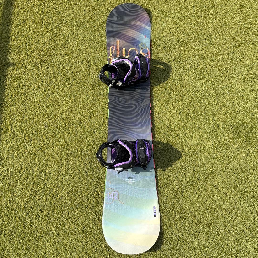 スノーボード 142cm バインディング付き