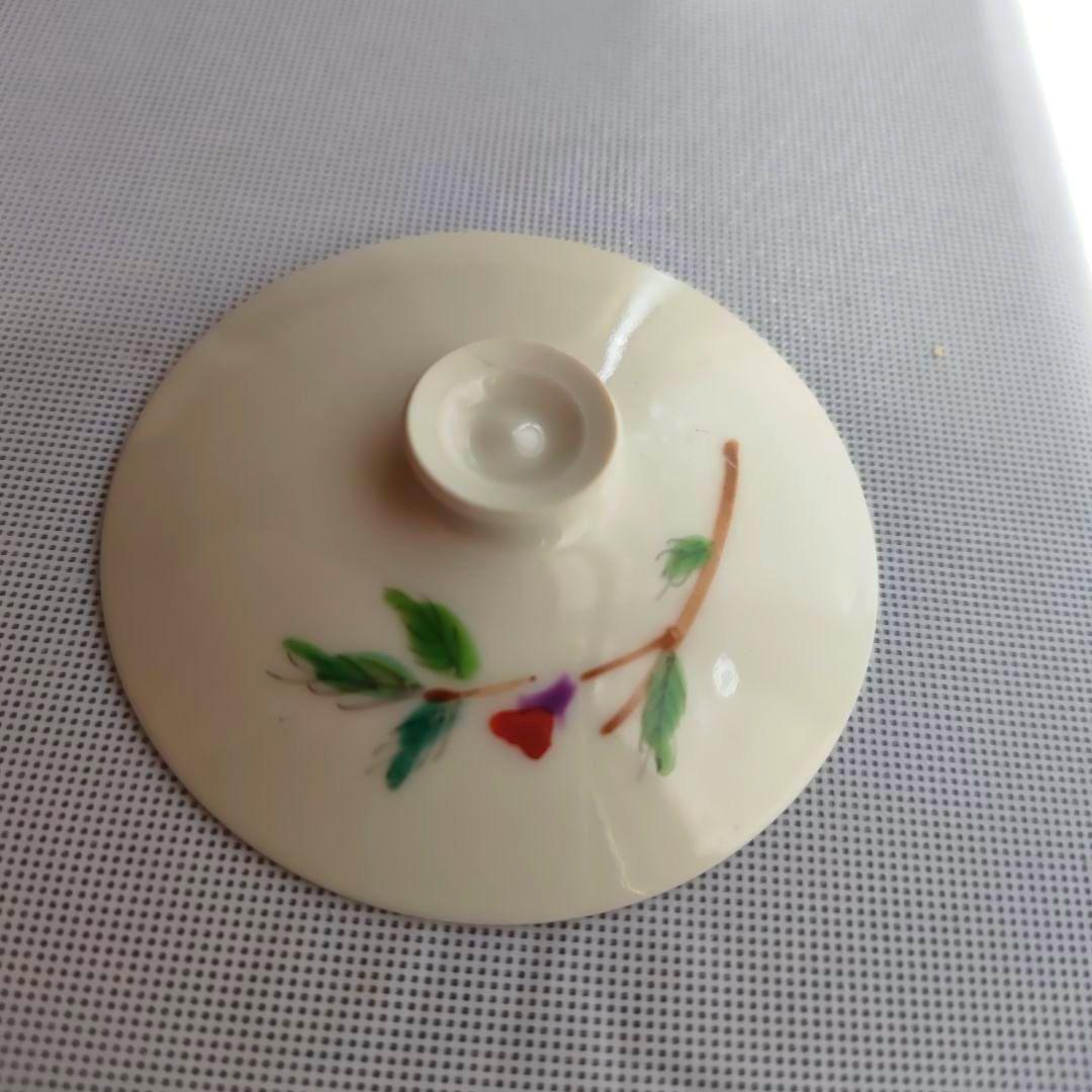 塗り盆＋【村田亀水】すすり碗 4客＋ 蓋5枚