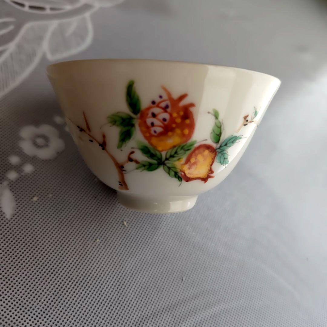 塗り盆＋【村田亀水】すすり碗 4客＋ 蓋5枚