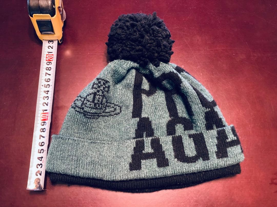 とのちゃん様 Vivienne Westwood ニット帽 オーブ柄 グランジ
