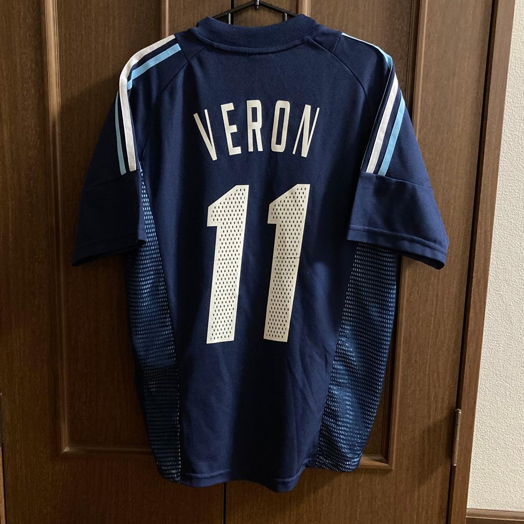 アルゼンチン代表　2002年ベロン　ヴェロン　ワールドカップ　ユニフォーム