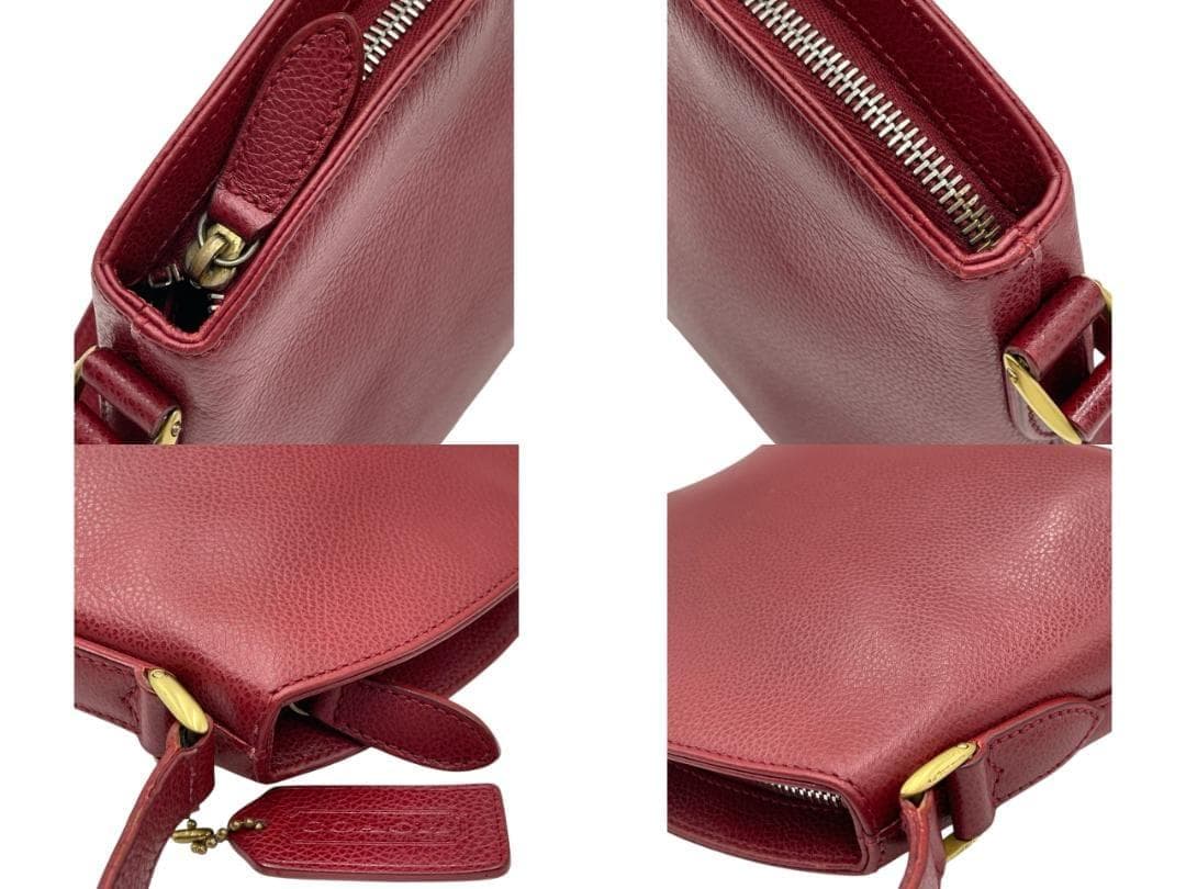 COACH/オールドコーチ 4404 レザー ショルダーバッグ イタリア製