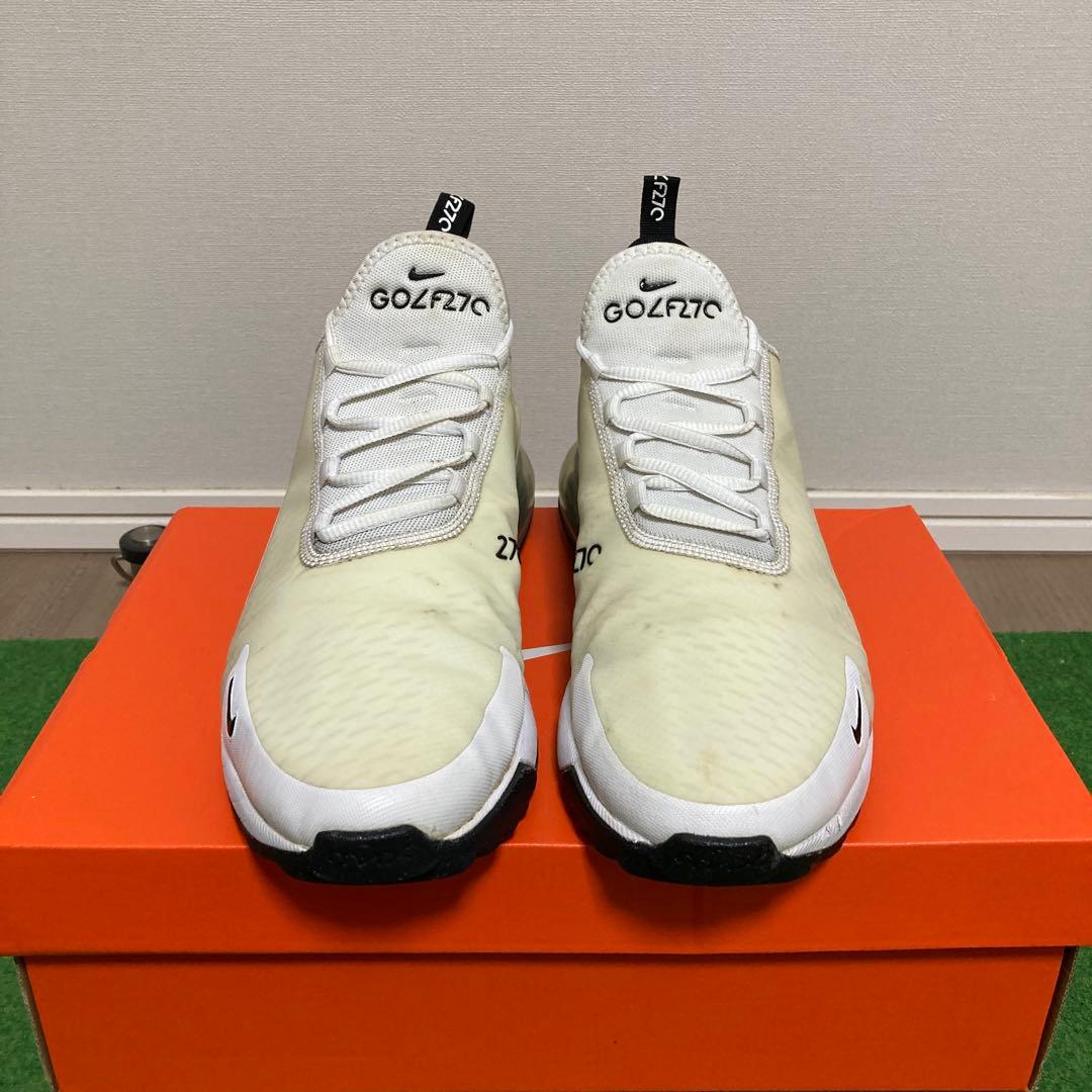 NIKEナイキエアマックス270ゴルフシューズ CK6483-102 27.5㎝