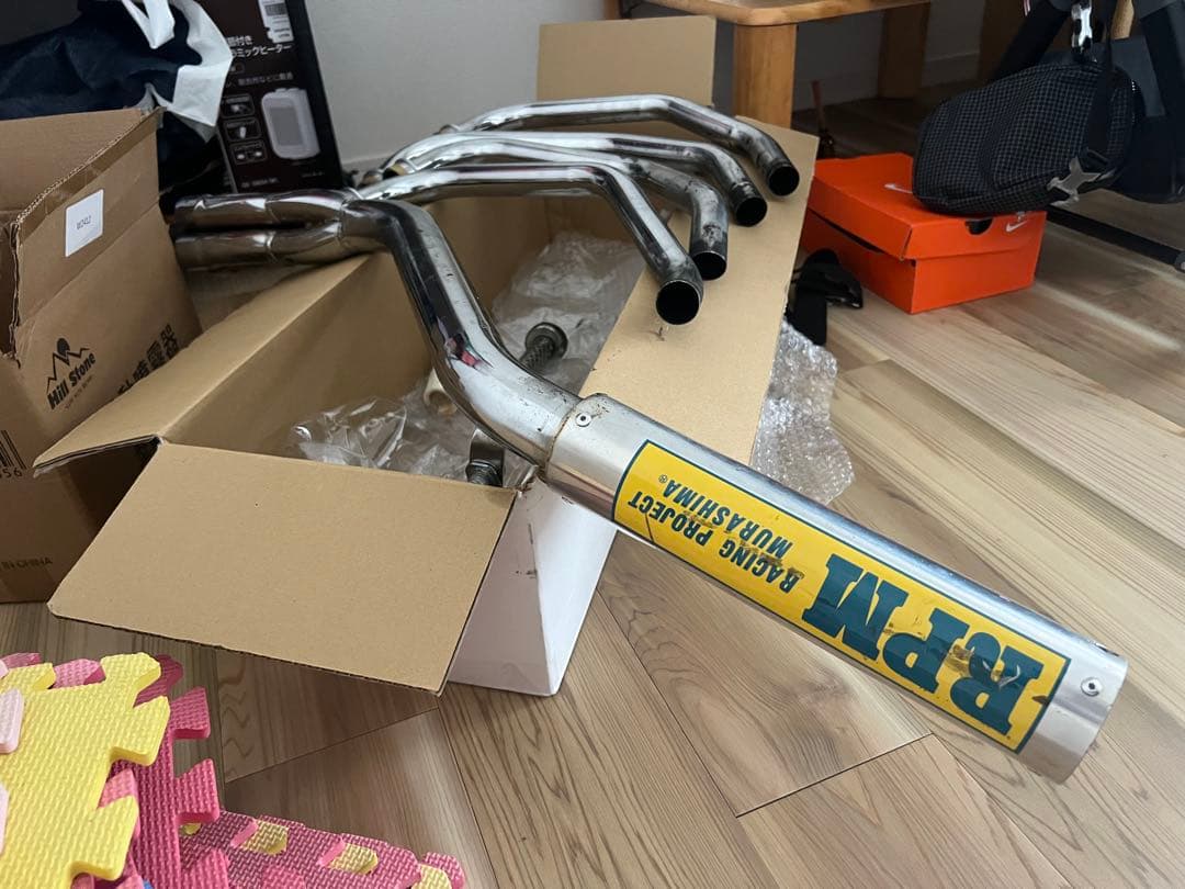 CBX400FRPM 管マフラー