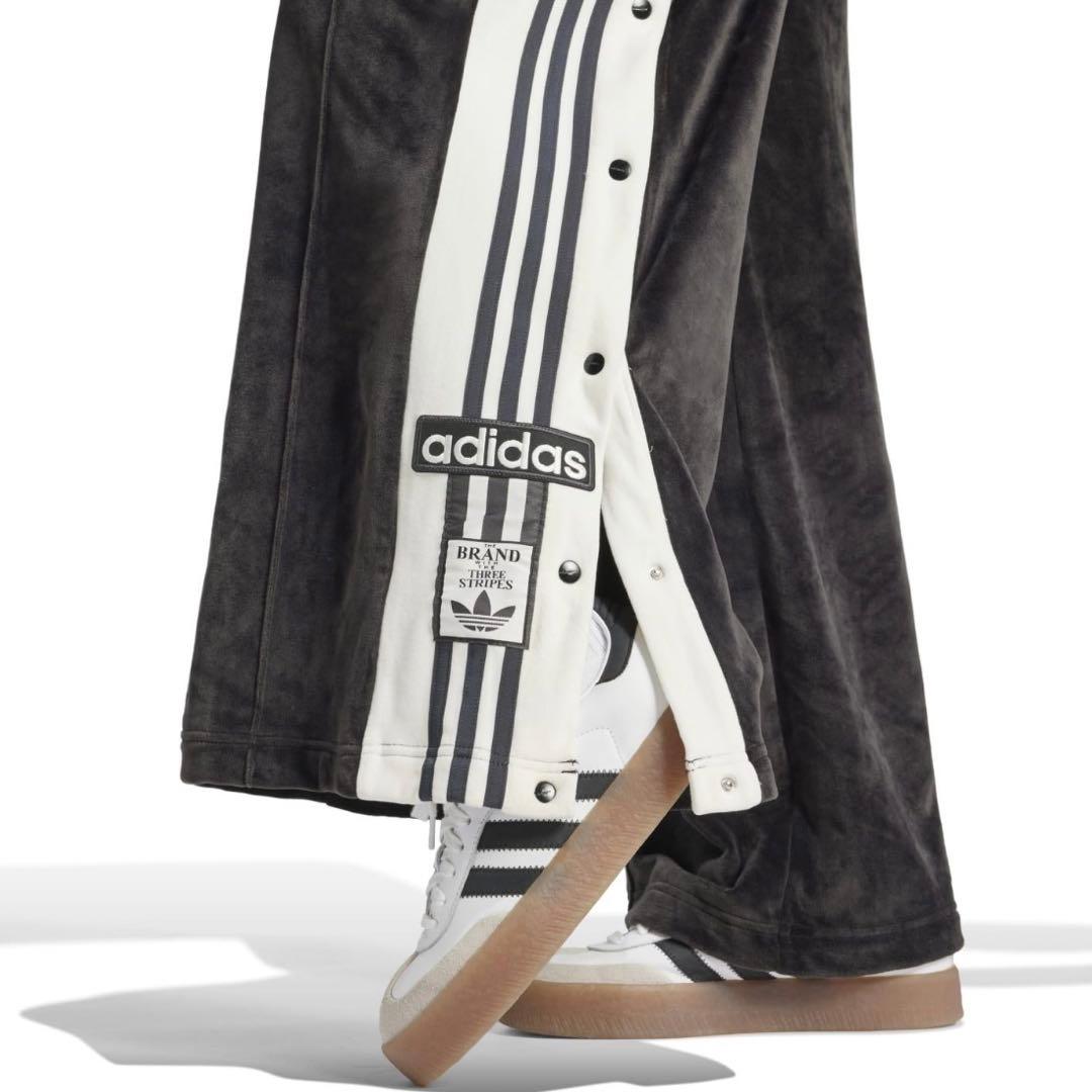 新品M⭐️adidas アディブレイク ベロア トラックトップ&パンツ セット 黒