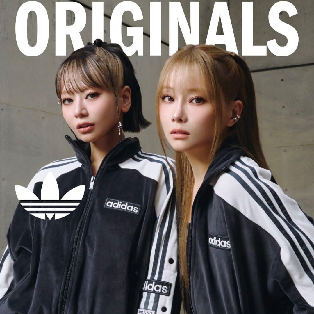新品M⭐️adidas アディブレイク ベロア トラックトップ&パンツ セット 黒