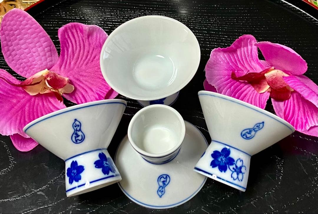 ブルマ 晩酌セット　家飲み　 ひょうたん酒器　有田焼小鉢 写真123