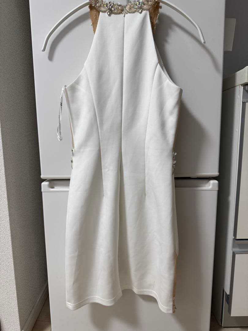 にゃん様　sugar ホワイト　キャバドレス Sサイズ