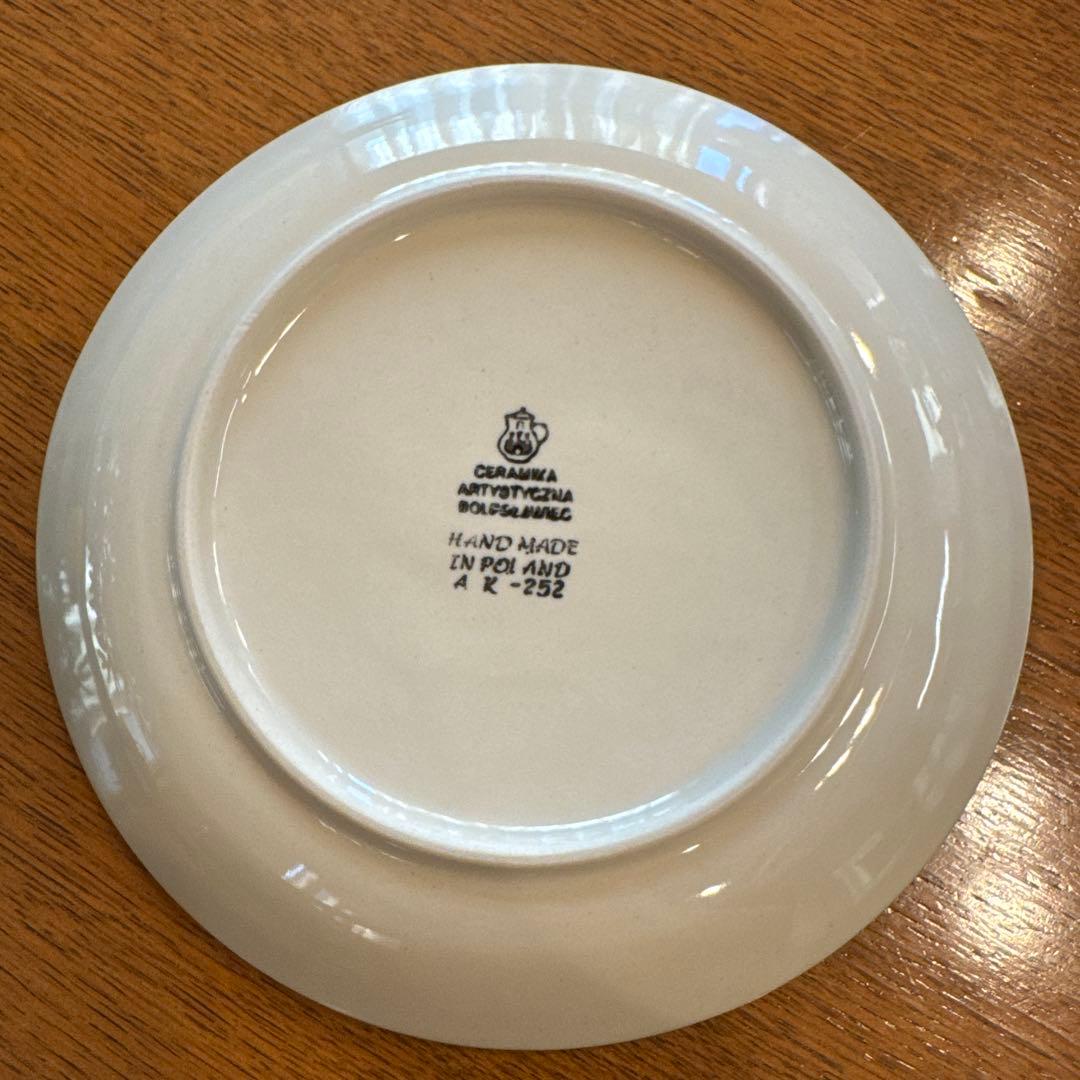 ポーリッシュポタリー　皿　プレート　約20cm 5枚セット