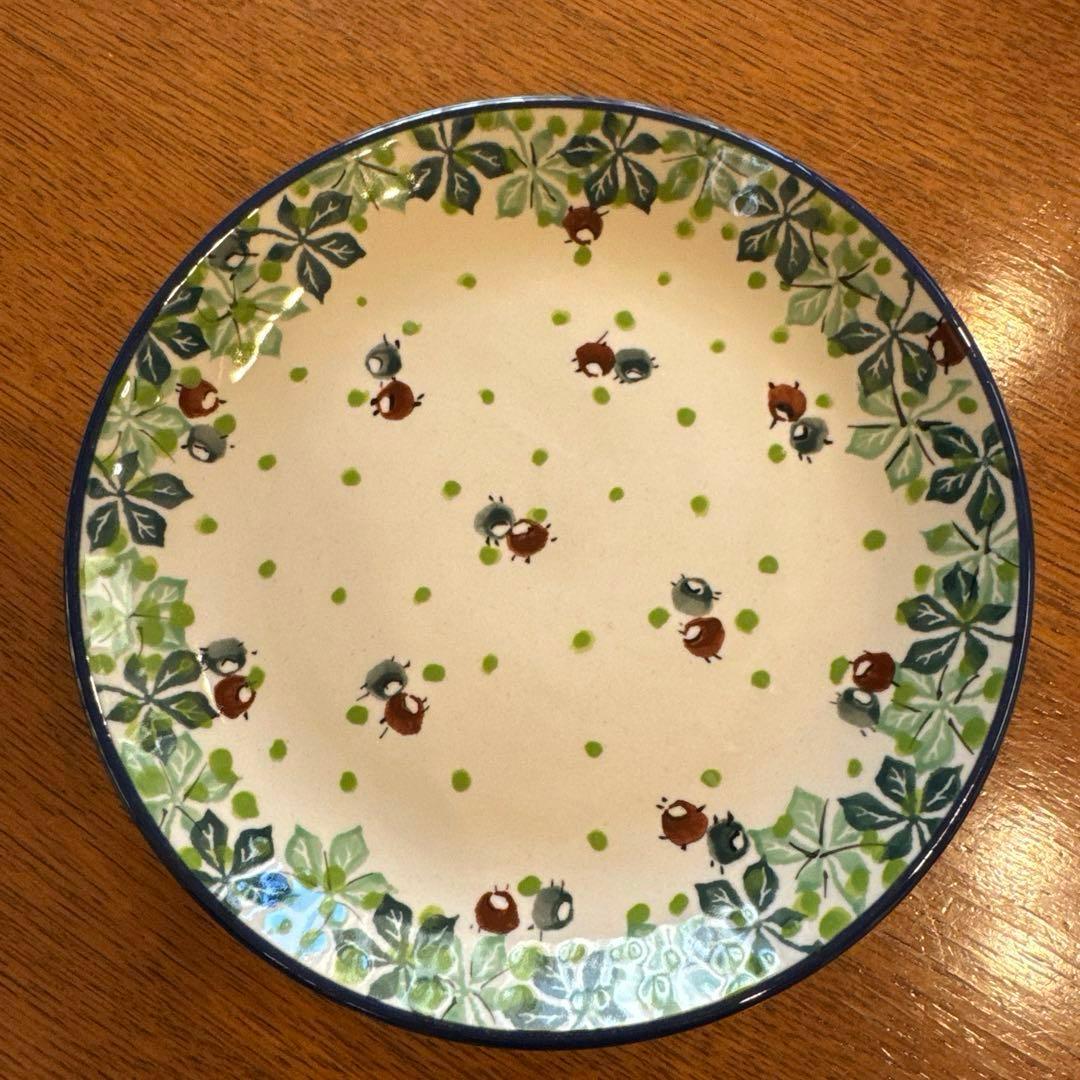 ポーリッシュポタリー　皿　プレート　約20cm 5枚セット