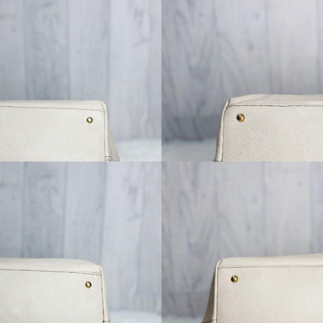 希少♡編み込みハンドル♡A4可♡マックスマーラ Mロゴ レザー トートバッグ