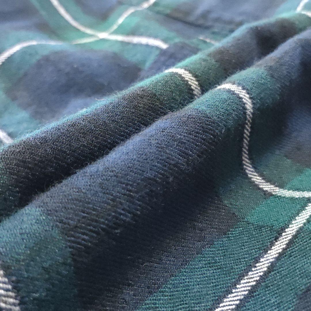 美品✨コムデギャルソン　ウールサルエルパンツ　タータンチェック　グリーン　SS