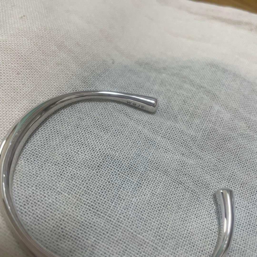 【最終値下げ】WOJE(ヲジェ) シルバーバングルHorn (SV925)