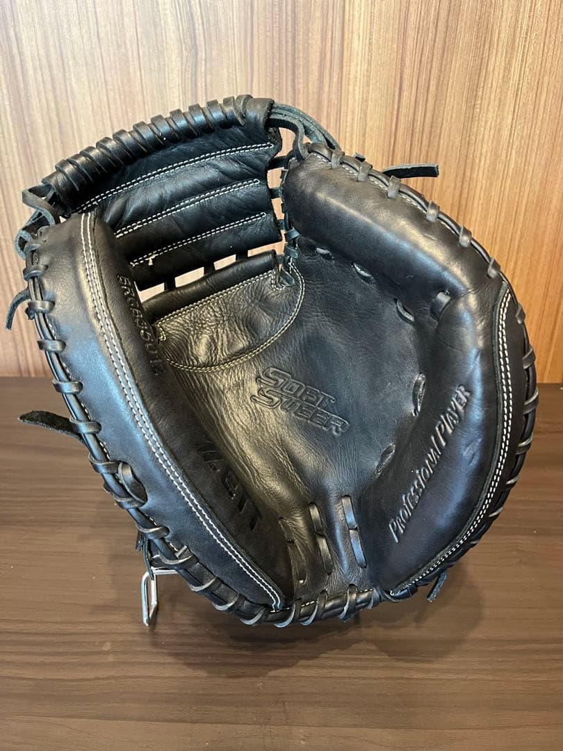 ZETT 一般軟式キャッチャーミット　ブラック